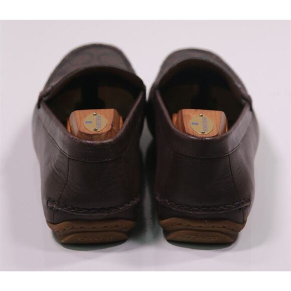 Coach Men's Mott Driver Brown Monogram Loafers Leather US 11 D Eu 44.5 - Picture 6 of 11